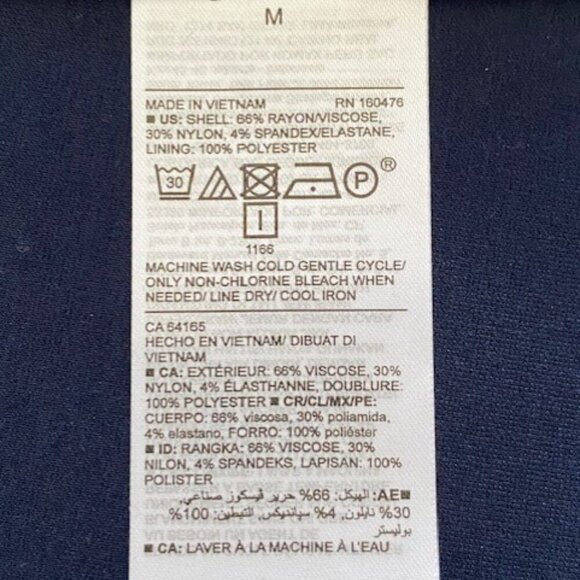 NWOT OLD NAVY Blue Stretch Knit Blazer Jacket Medium - Picture 11 of 12